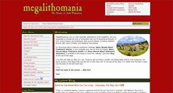 Desktop Screenshot of megalithomania.net