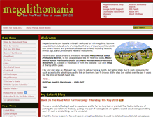 Tablet Screenshot of megalithomania.net