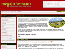 Tablet Screenshot of megalithomania.com